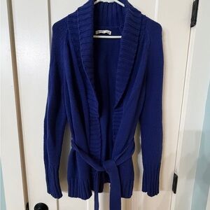 Old Navy Women's Deep Blue Cardigan Sweater